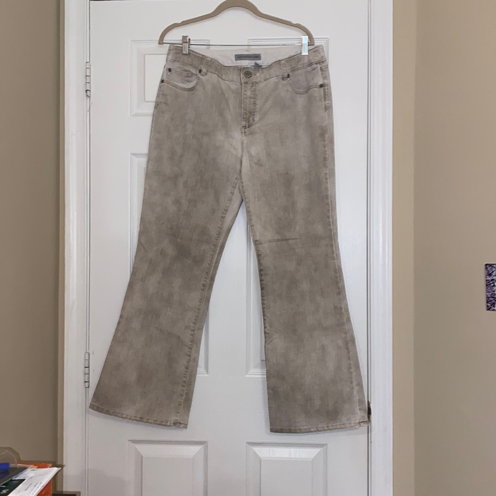 Chicos Platinum Denim Women’s Ultimate Fit Flare Leg Jeans